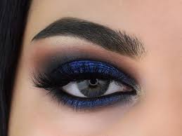 blue eye shadow vishu las beauty