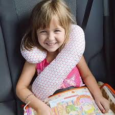 Kids Travel Neck Pillow Car Seat Belt