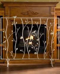 Bird And Branch Antique White Fireplace