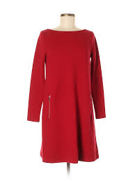Details About Gap Women Red Casual Dress Med Petite
