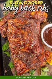 slow cooker baby back ribs plain en