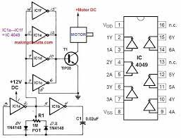 simple dc motor sd controller circuit