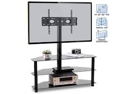 swivel glass tv stand with mount for 32