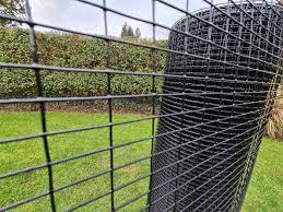 Black Pvc Weld Wire Steel Mesh Fencing