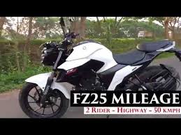 fz25 actual mileage in real world