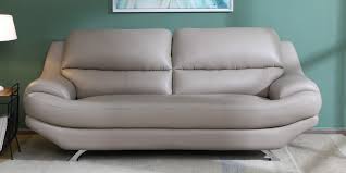 milano leatherette 3 seater sofa in
