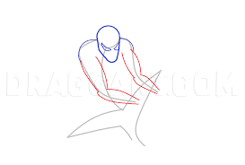 how to draw the amazing spiderman step