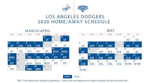 The following are the baseball events of the year 2020 throughout the world. Los Angeles Dodgers 2020 Regular Season Schedule Dodger Blue