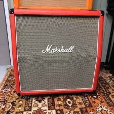 Vintage Marshall Red 4x12 Guitar Cabinet Celestion 70th Anniversary -