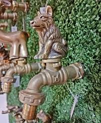 Tap Garden Brass Dog Vintage Faucet
