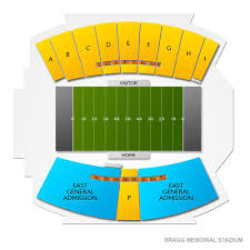 Bragg Memorial Stadium 2019 Seating Chart