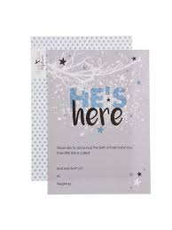 Twinkle Twinkle Baby Boy Birth Announcement Cards