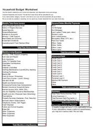 13 sle home budget worksheets in