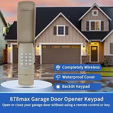 878max garage door keypad compatible