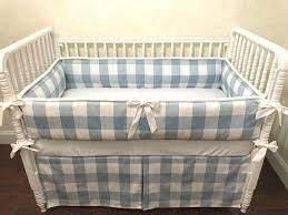 blue plaid baby crib bedding boy crib