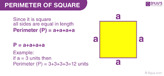 Perimeter Of Square Definition