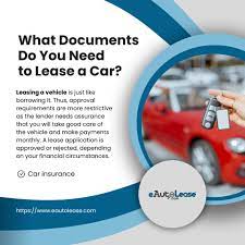 doents you need when leasing a car