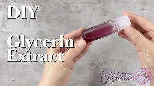 diy how to make glycerin extract only