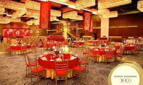 gold theme indoor wedding decor