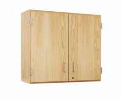 Wooden Wall Cabinet With Solid Double Doors