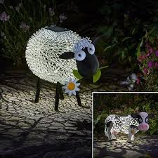 Cow Sheep Farm Animal Garden Ornament