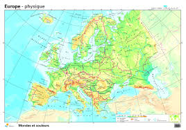 Carte De Leurope Cartes Reliefs Villes Pays Euro Ue