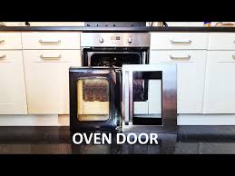 Take Apart Electric Oven Door To Clean