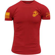 grunt style usmc corps colors t shirt