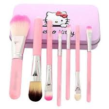 o kitty makeup brush set 7 pieces