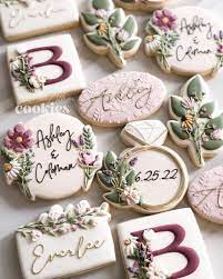 Pin By Pamy Delgra On Decorated Cookies Bridal Shower Cookies Cookie  gambar png