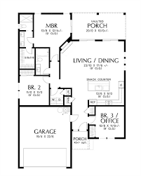 One Story Modern Style House Plan 5106