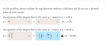 Trig Functions Without A Calculator