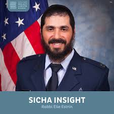 Sicha Insights, Rabbi Elie Estrin