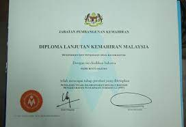 Diploma lanjutan kemahiran malaysia (dlkm) tahap 5. Sadri Terima Diploma Lanjutan Kemahiran Malaysia Tahap 5