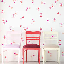 Mini Triangle Wall Decals Ombre