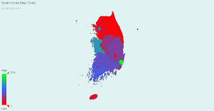 Create Custom South Korea Map Chart With Online Free Map