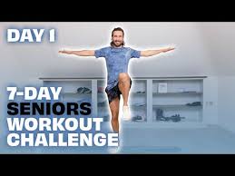 7 day seniors workout challenge day 1