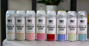Spraypaint Chalk Paint The Pintyplus