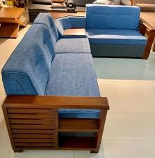l wooden teak wood corner sofa 20
