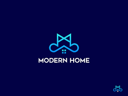 modern home logo design real estate