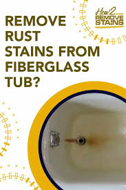 How To Remove Rust Stains From A