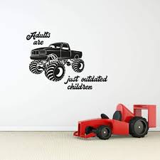 Monster Truck E Car Wall Sticker