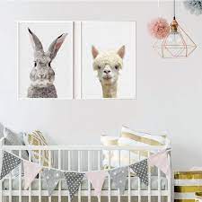 Expected delivery from date 7/18/2021 to 7/23/2021. Nursery Farm Animal Canvas Painting Nordic Style Kawaii Animal Wall Art Bunny Zebra Posters And Prints Picture Kids Room Decor Painting Calligraphy Aliexpress