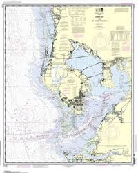 Nautical Chart Of Tampa Bay St Joseph Sound