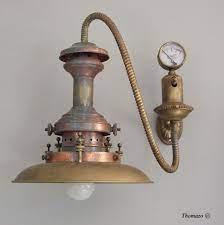 Antique Steampunk Wall Sconce Id
