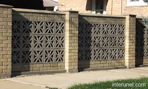 Brick Fence Decorative Blocks Picture