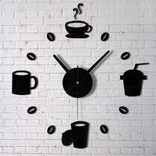 Wall Stickers With Clock For Kitchen