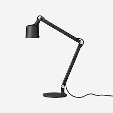 Black architect modern led lamp with clamp on base accessory. Desk Lamp Vipp Com