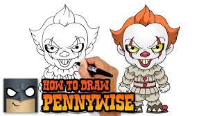 How do you draw pennywise