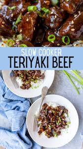slow cooker teriyaki beef easy peasy